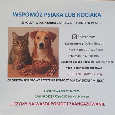 zdjęcie do
														 artykułu: Wolontariat w szkole