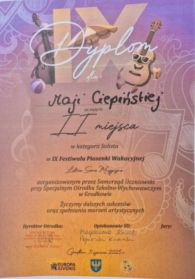 zdjęcie do
														 artykułu: IX Festiwal Piosenki Wakacyjnej „Letnia Scena Muzyczna” 