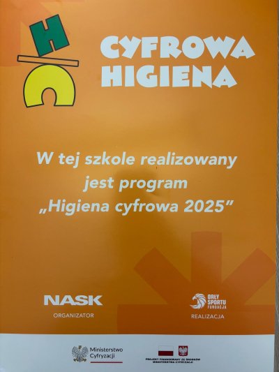 zdjęcie wprowadzające do artykułu: Cyfrowa Higiena 2025 w Naszej Szkole!