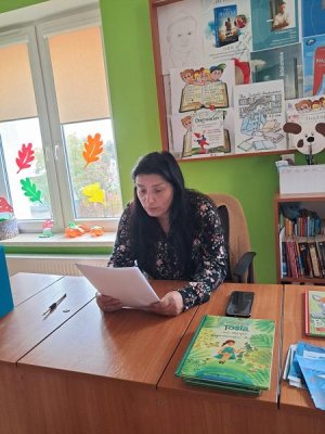 zdjęcie do
														 artykułu: Wizyta w bibliotece Starszaki 