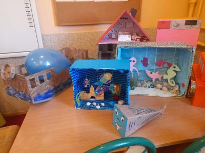 zdjęcie do
														 artykułu: Innowacja pedagogiczna w grupie Starszaków Odkryj tajemnicę swoich rączek semestr I.